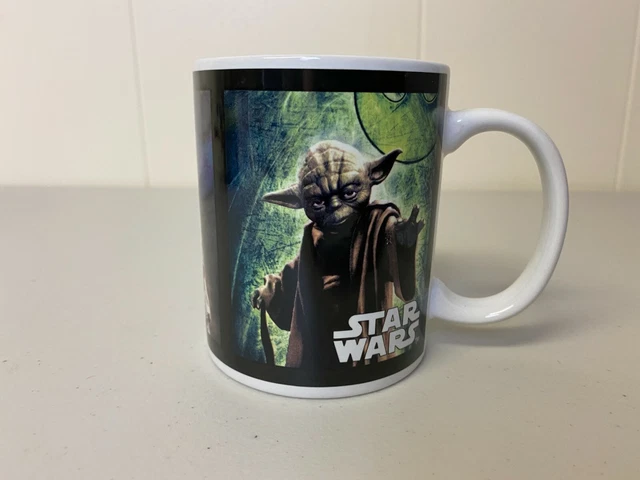 Star Wars 2012 Yoda Luke Skywalker Han Solo Coffee Mug