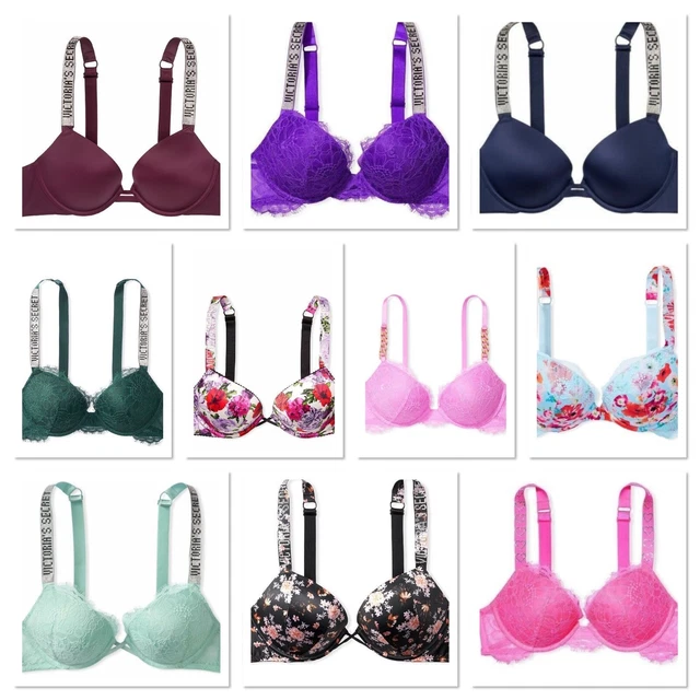 VICTORIA'S SECRET VERY Sexy PushUp/Bombshell Shine Strap Rhinestone