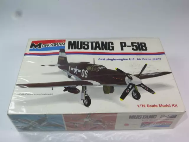 Monogram 1/72 Modèle Aircraft Kit Nord Américain P-51B MUSTANG en Boîte Scellé