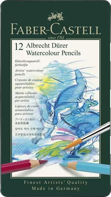 Faber-Castell Albrecht Durer Watercolour Pencils Tin Of 12