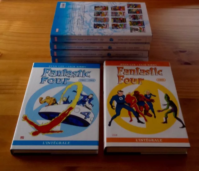 Lot "Fantastic Four" intégrales # 1-6 années 1961 à 1967 (Panini)