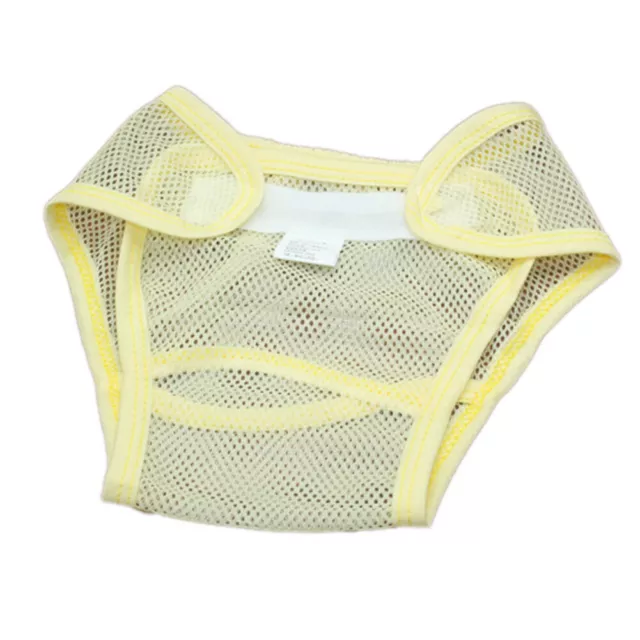 Magic Tape Breathable Baby Newborn Washable Mesh Diaper Cover Pants Reusable 15