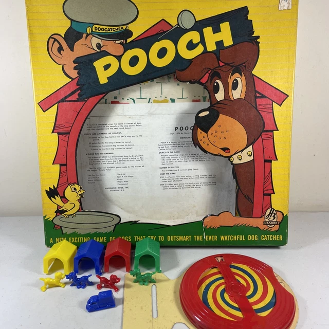 1956 HASBRO POOCH Board Game Dogs vs Dog Catcher Fun family Game £43.79 ...