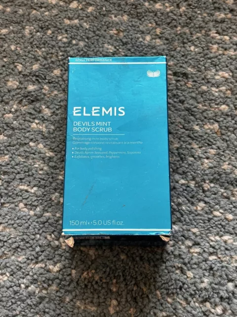 elemis devils mint body scrub...150ml....new/boxed