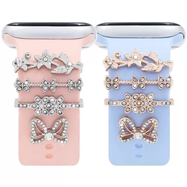 Jewelry Strap Decorative Ring Watch Band Metal Charms for Apple Watch Band