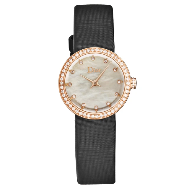 Christian Dior Women's 'La D De Dior' Diamond Bezel White MOP Dial CD047170A001