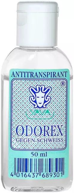 Odorex Gegen Schweiss 50ml - Antitranspirant, Schweißgeruch, Schwitzen