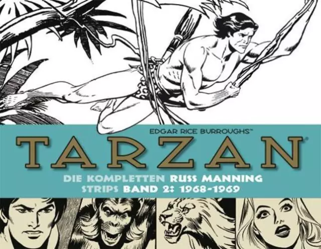 Tarzan: Die kompletten Russ Manning Strips / Band 2 1968 - 1969 | Burroughs