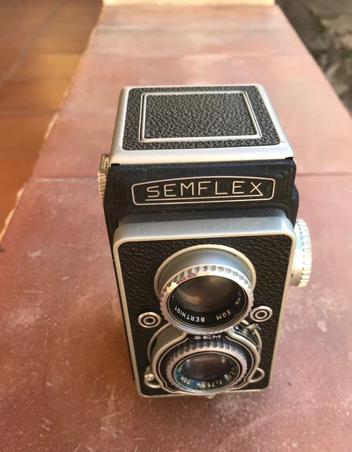 Appareil Photo Argentique SEMFLEX SEM Orec – Noir, Avec étui Cuir (pour Pièces)