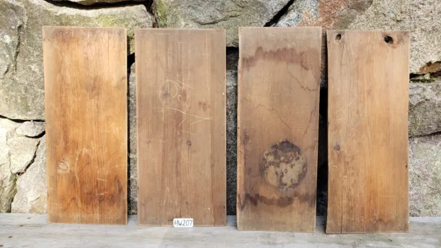 Reclaimed Wood Single Board Hand Planned 1837 Chamfered Edge 4 Drawer Bottoms