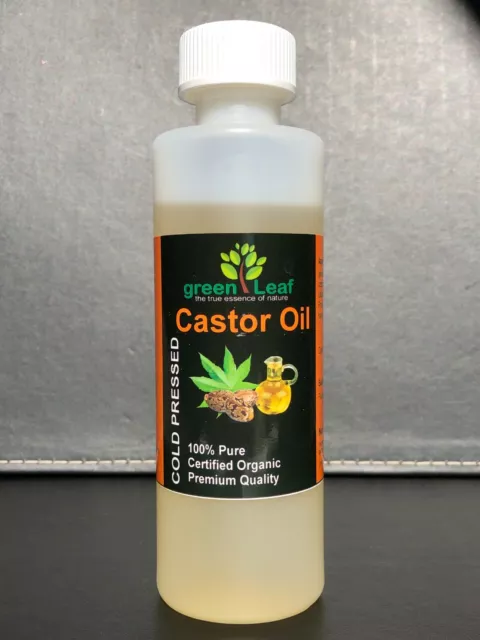 CASTOR OIL Certified Organic 100% Pure,cold pressed 100 ML,250 ML,500 ML,1000 ML 3