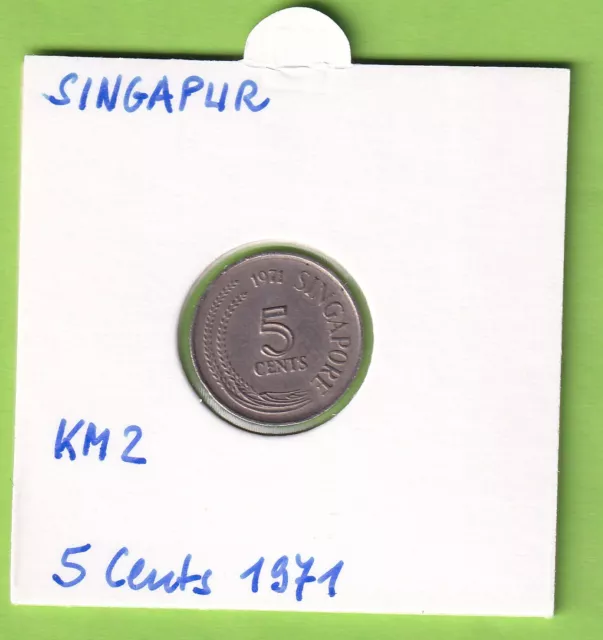 Singapur 5 Cents 1971