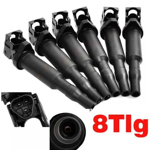 8X Zündspule Zündmodul Für Bmw 5er E60 F10 F18 M5 M xDrive F07 550i E61 F11 530i 2