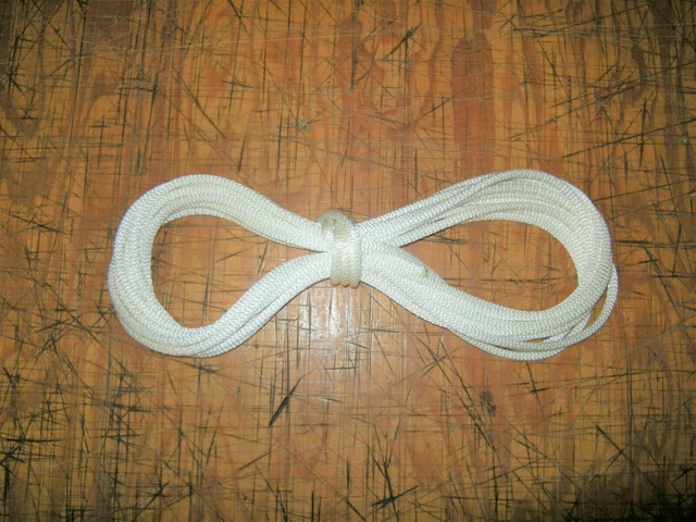 Prindle 18-2 / 19 Bias Cut Mesh Trampoline Lace Kit - White Lacing Line