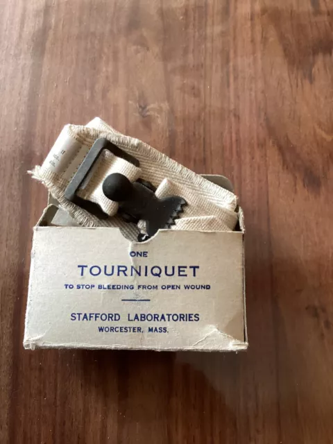 Us Ww2 Tourniquet Us Army Original Stafford Lab. - Medical Department