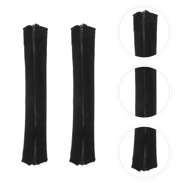 Asiento de reposabrazos poliéster funda de silla mangas para reposabrazos negro