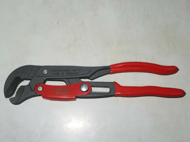 New! Knipex S-Type Quick Adjusting Pipe Wrench Pliers 13" #8361010