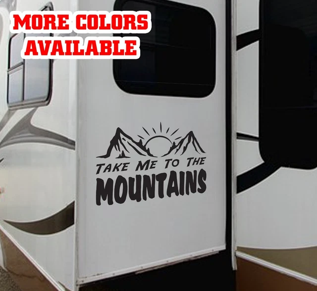 RV CAMPER SLIDE out vinyl graphics decals large sticker decal kit