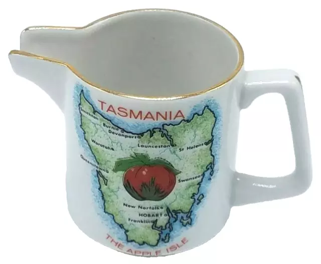 VINTAGE Souvenir China Creamer - Tasmania - Westminster Fine China, Austrailia