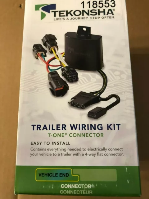 T-One 4-Way T-Connector Trailer Hitch Wiring for Nissan NV1500/NV2500HD/NV3500HD