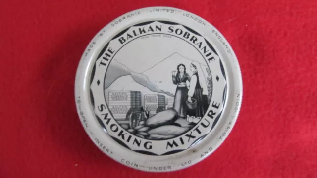 Vintage Balkan Sobranie Smoking Mixture Tin (Empty)