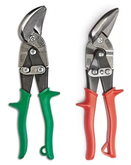 Crescent Wiss 2 Piece MetalMaster Offset Aviation Snips (M6R & M7R) *M6M7AMZ*