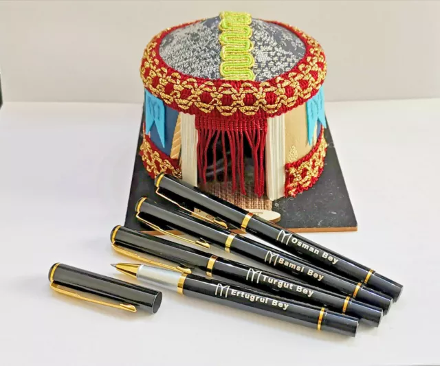 Dirilis Ertugrul Theme Kayi Ottoman Metal Ball-point Pen Gel Pen Water-based Pen