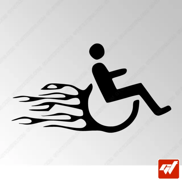 Stickers autocollant voiture super-héros garçon handicap chaise roulante -   France