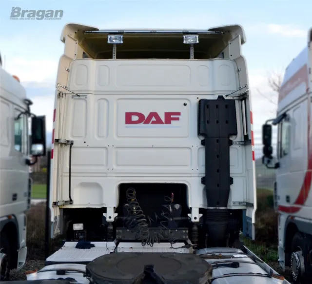 To Fit DAF XF 95 Truck Space Cab Rear Roof Light Top Bar + Rugby Spots + LEDs