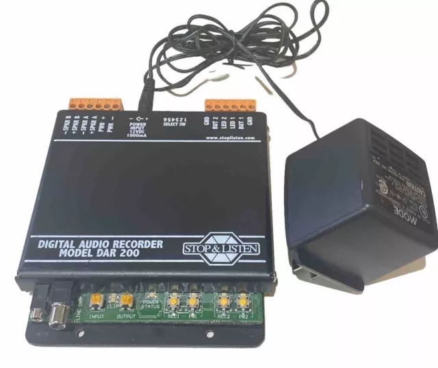 Stop and Listen Digital Audio Recorder Model DAR 200