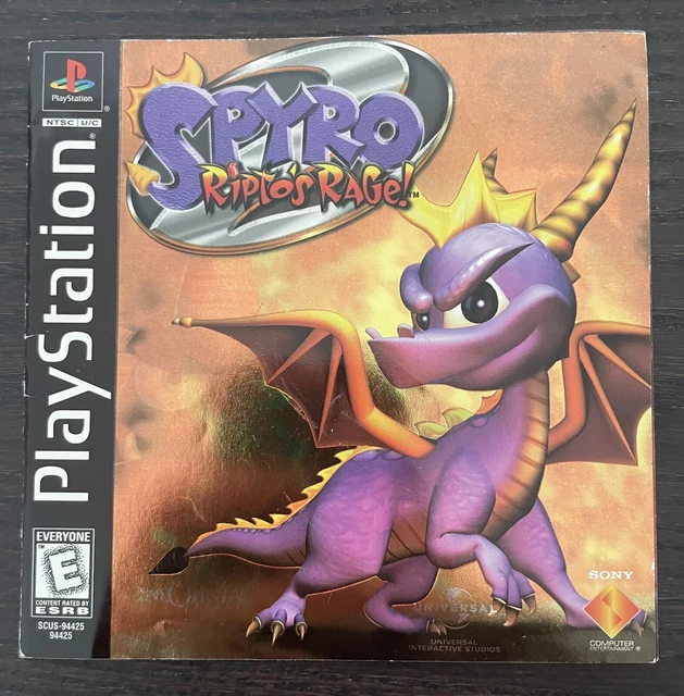 SPYRO 2: RIPTO’S Rage - Sony PlayStation ***Manual Only*** 1st Print ...