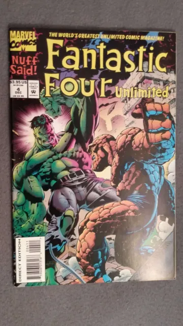 Fantastic Four Unlimited #4 (1993) FN-VF Marvel Comics $4 Flat Rate Comb Ship