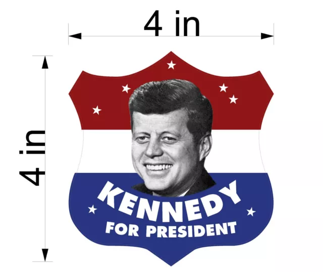 Kennedy Sticker 2024 Presidential Decal Window Bumper Sticker - Vintage Style