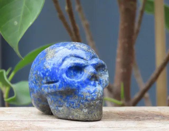 Lapis Lazuli Crystal Skull Polished Collectors Item 119 Grams 50mm Long