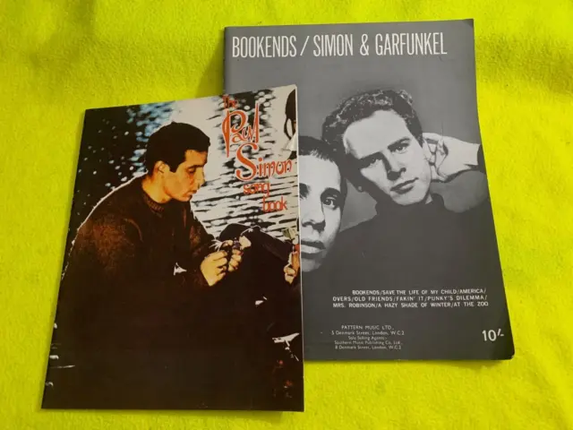 Simon & Garfunkel Bookends & Paul Simon Song Book Paperback