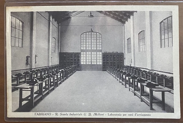 Fabriano-R.Scuola Industriale G.B.Miliani fp,nvg 1930-40