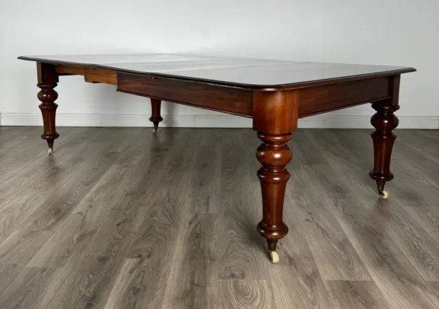 Antique Large 19th Century Dining Table In Mahogany ( REF AF-3179 )