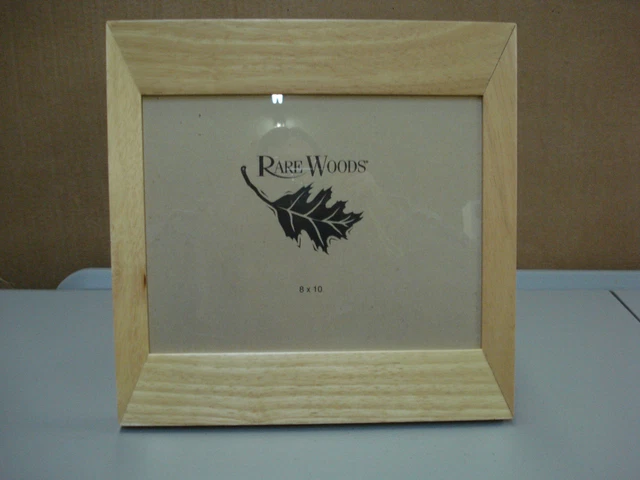 NIB Burnes Of Boston Rare Woods Picture Frame  8"x 10" Metro Natural #88C