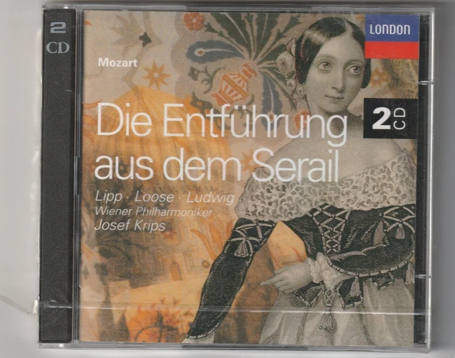 Mozart Die Entfuhrung Aus Dem Serail Lipp Loose Ludwig Krips  2 Cd