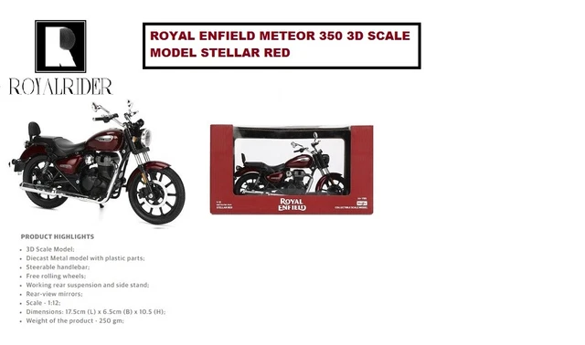 royal enfield meteor 350 red