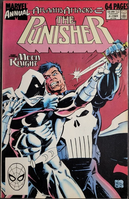 Punisher Annual 2 1st Punisher vs Moon Knight Direct Edition Marvel Comics NM