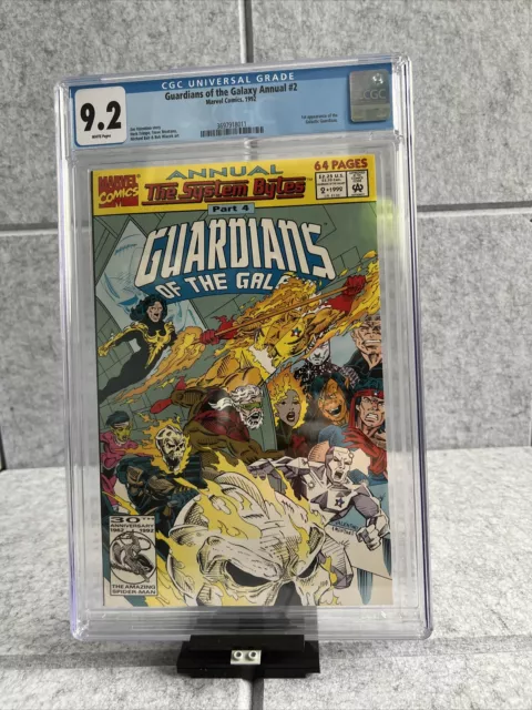 Guardians Of The Galaxy Annual #2 1992 CGC 9.2