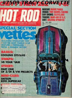 July 1974 Hot Rod RD-350 Streetburner Vette California 500
