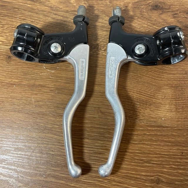 Paire Leviers Frein Shimano BL-AT22,2 Vintage 22,2mm VTT Japon