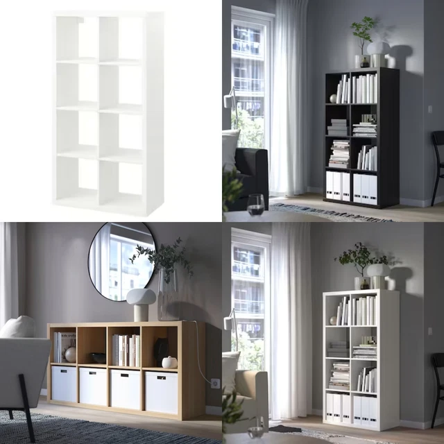IKEA KALLAX SHELVING Display Bookcase Shelving Room & Office Furniture