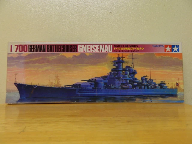 Kit Maquette Bateau Tamiya 1/700 - Cuirassé Allemand Gneisenau WW2