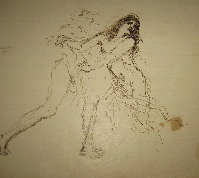 Mariano Fortuny   China su carta Studio di figure No Scipione