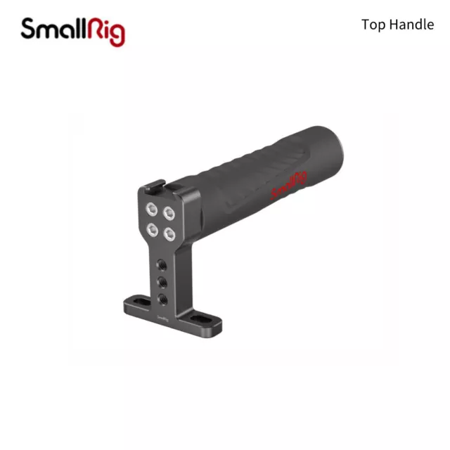 SmallRig Camera Top Handle Grip with Top Cold Shoe Base for DSLR Camera Cage