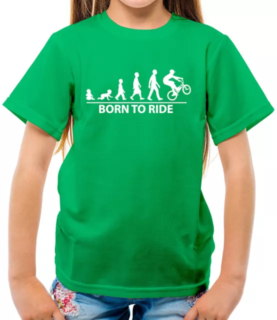 Born To Ride - Kids T-Shirt - BMX - Bike - Cycling - Biker - Cyclist - Fan-Sport