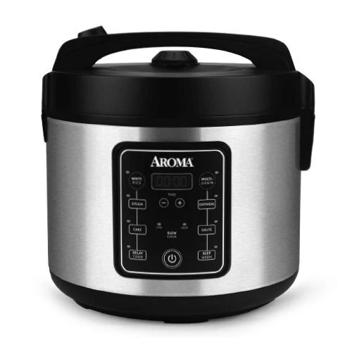 AROMA DIGITAL MULTI Cooker Rice Cooker Steamer Stainless 20 cups Cool